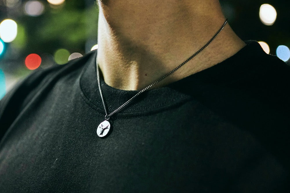 Silver Necklace Plate type