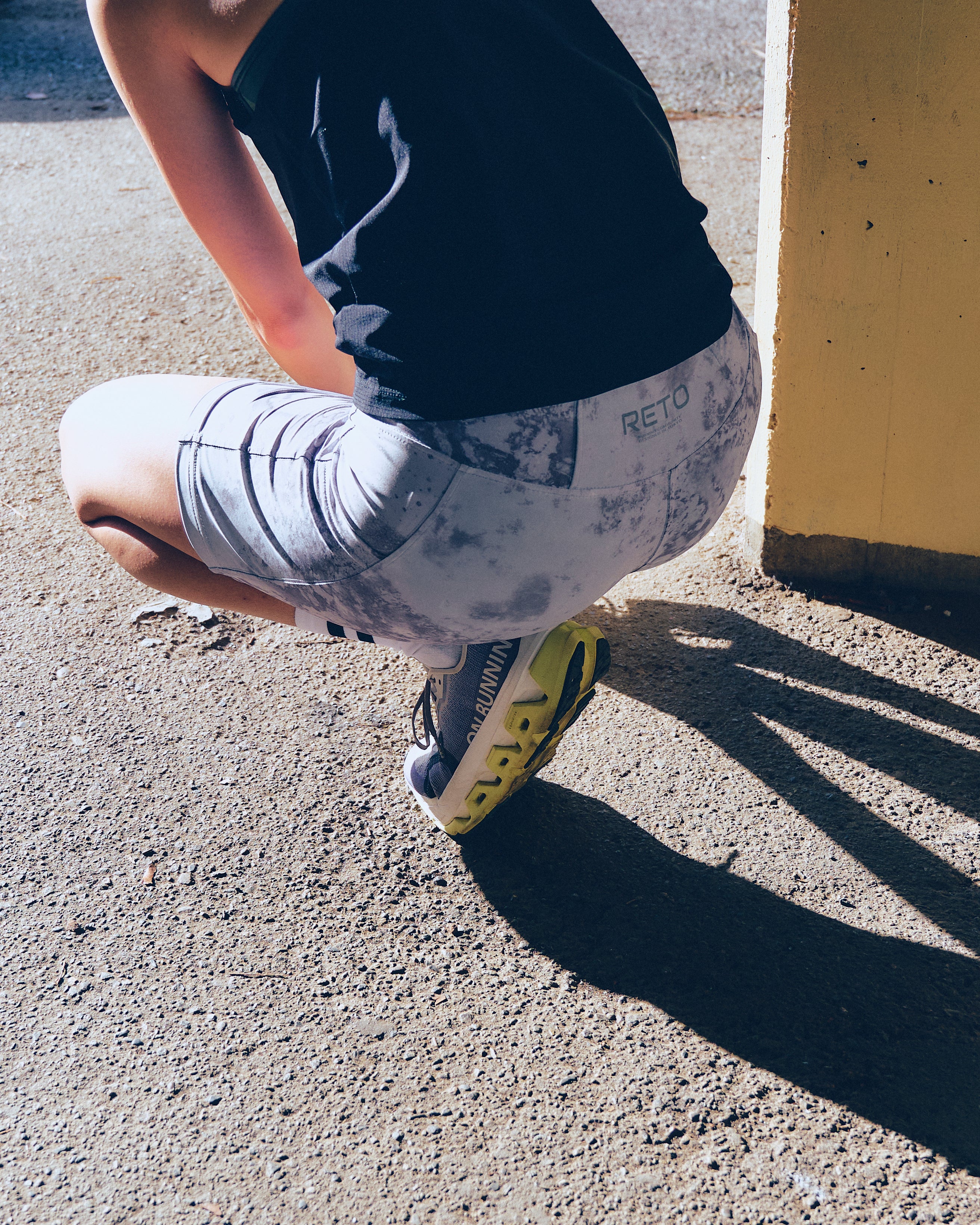 HALF TIGHTS W Stone Marble