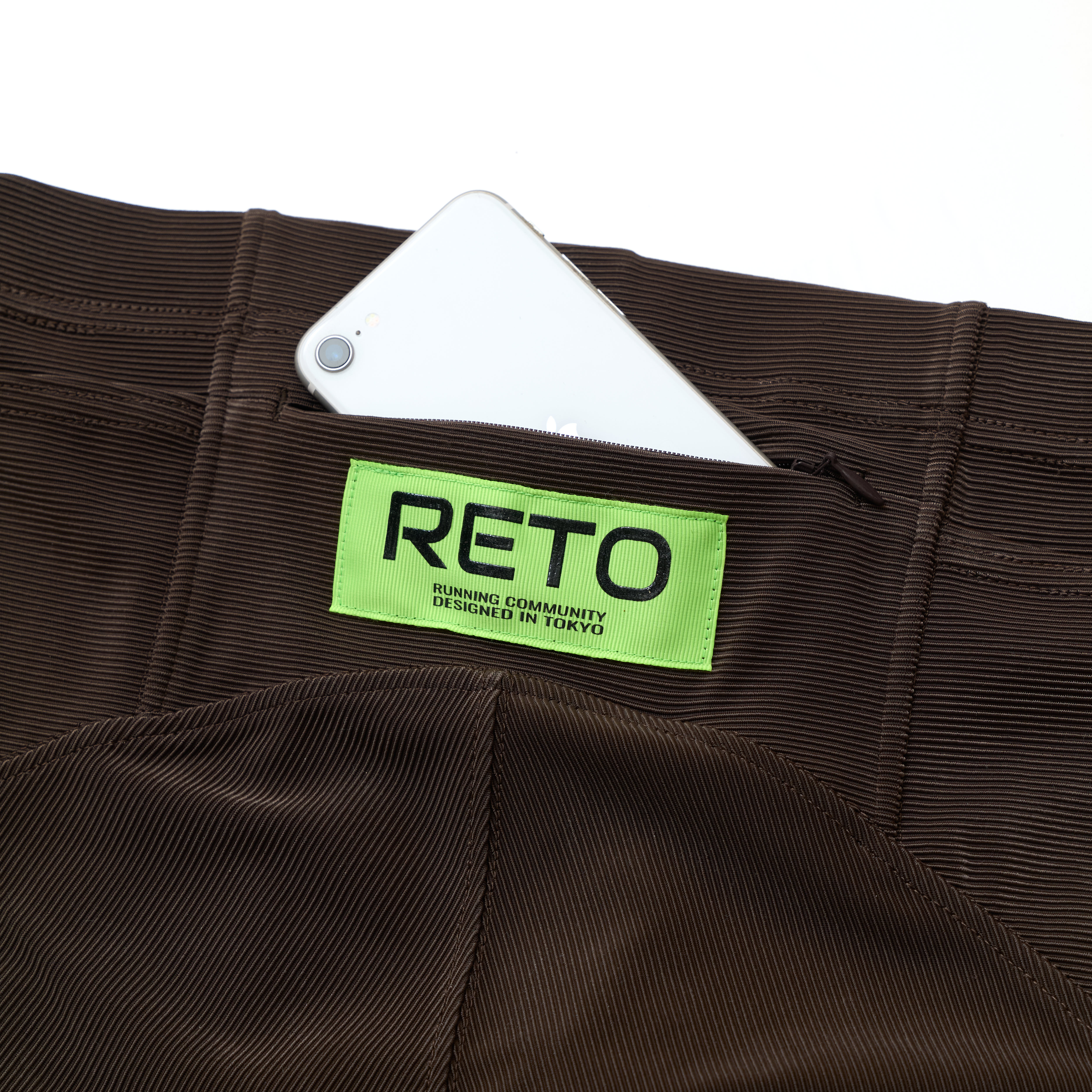 HALF TIGHTS PIQUE M brown
