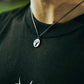 Silver Necklace Plate type