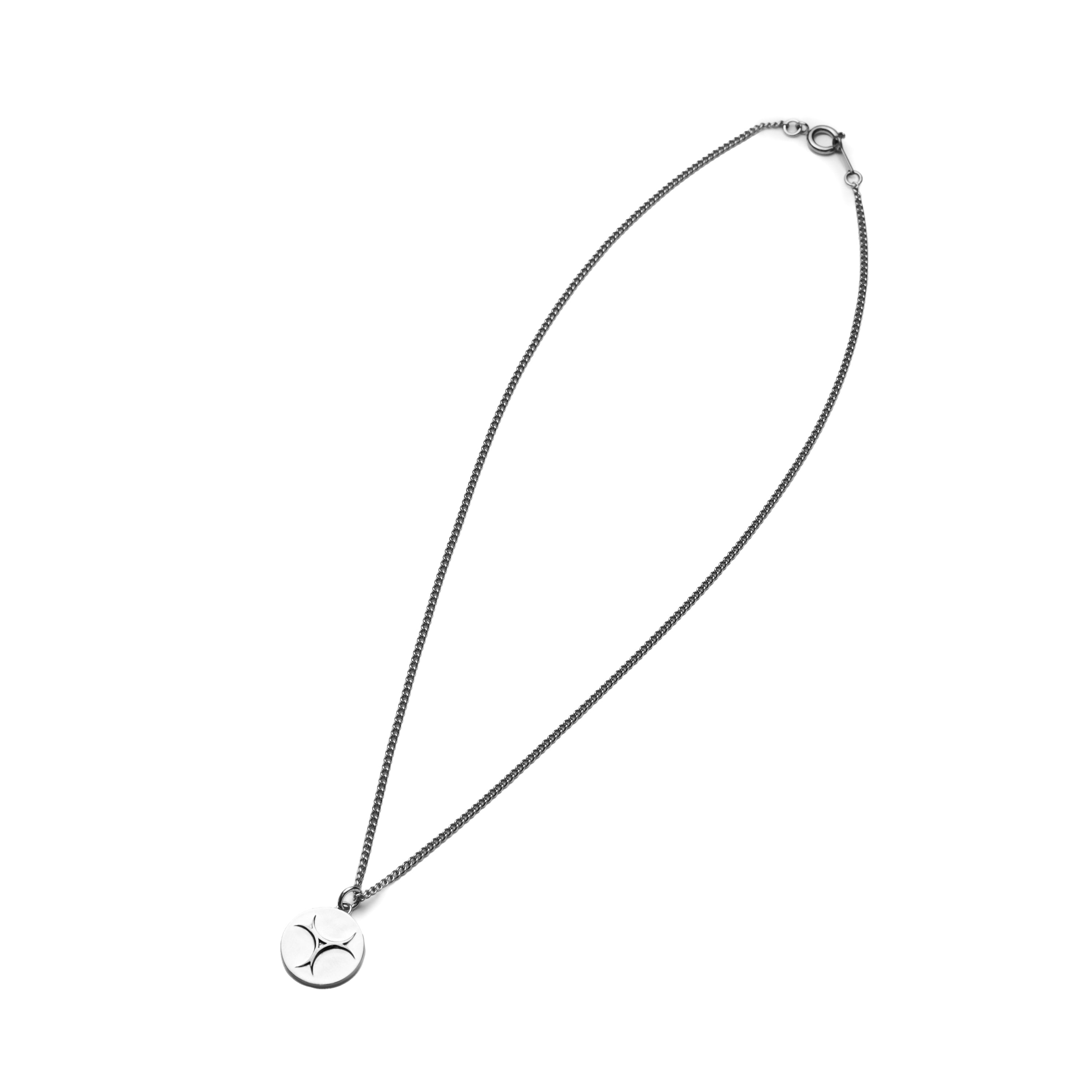 Silver Necklace Plate type