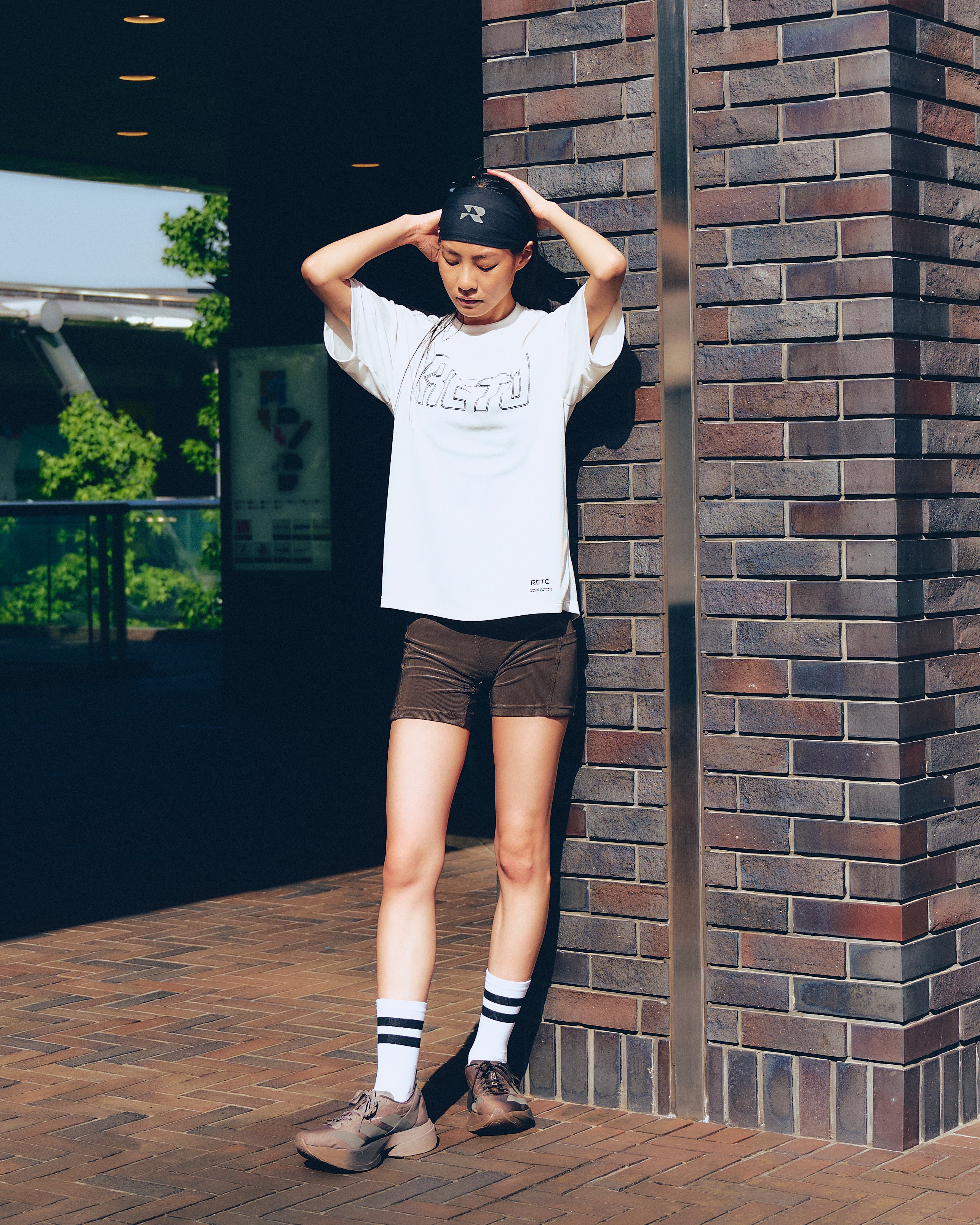 HALF TIGHTS PIQUE W brown