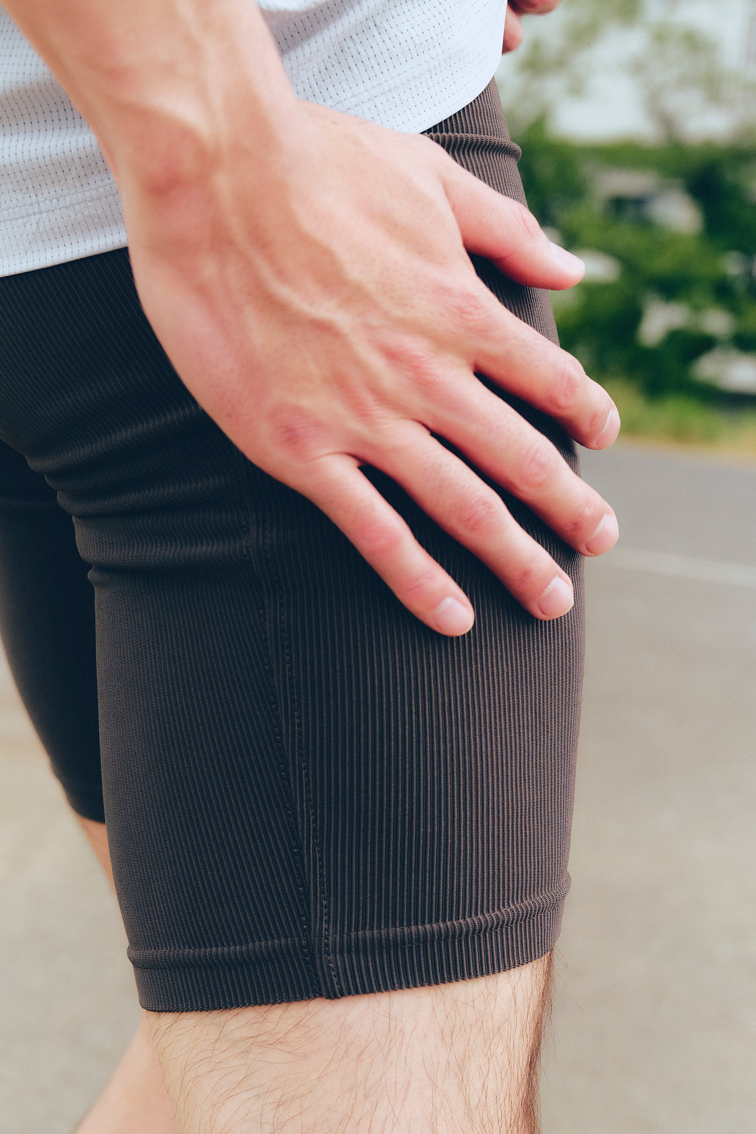 HALF TIGHTS PIQUE M brown | ランニング ハーフタイツ RETO