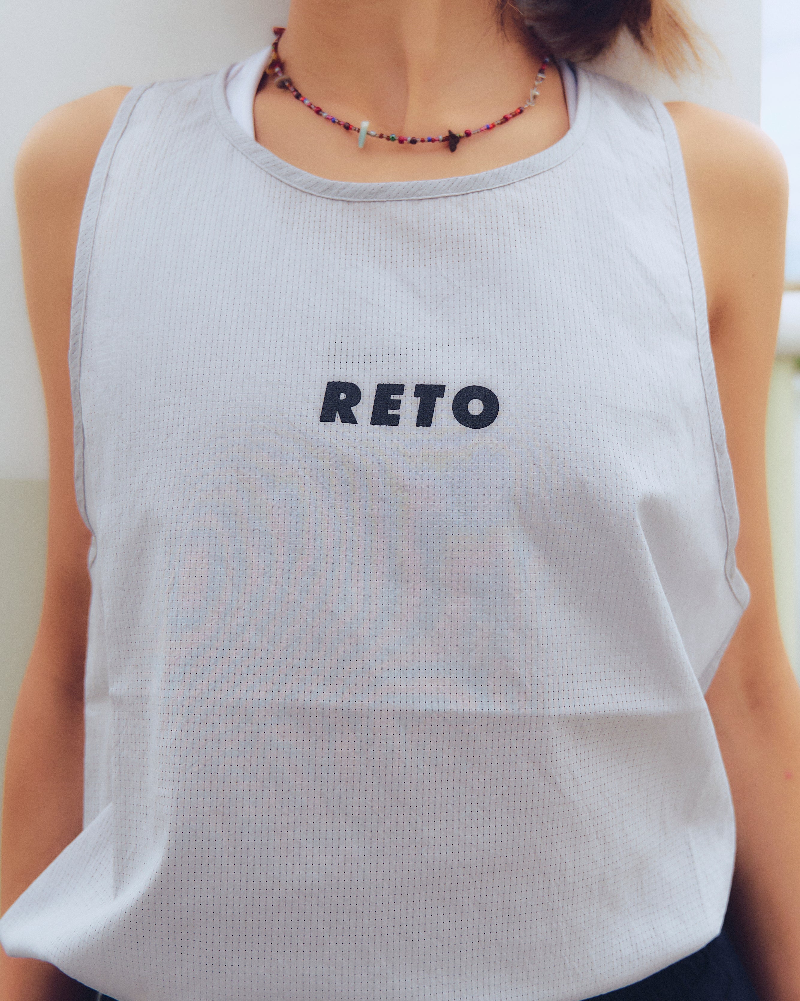 RACE SINGLET grey | ランニング タンクトップ シャツ RETO