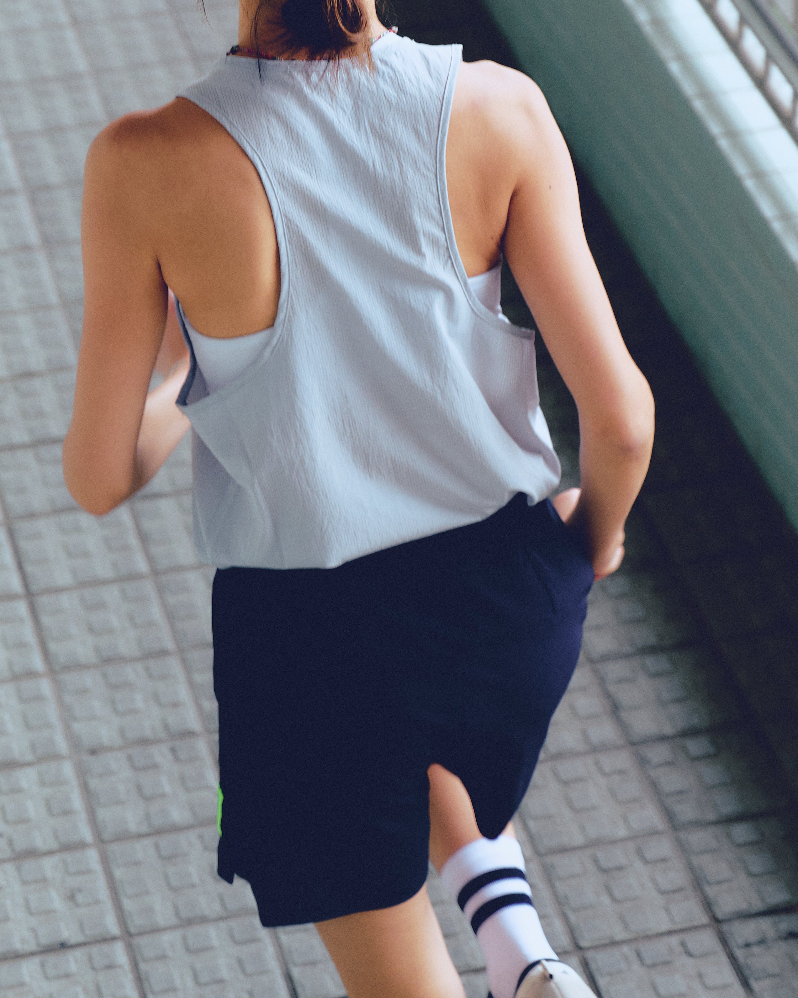 RACE SINGLET grey | ランニング タンクトップ シャツ RETO