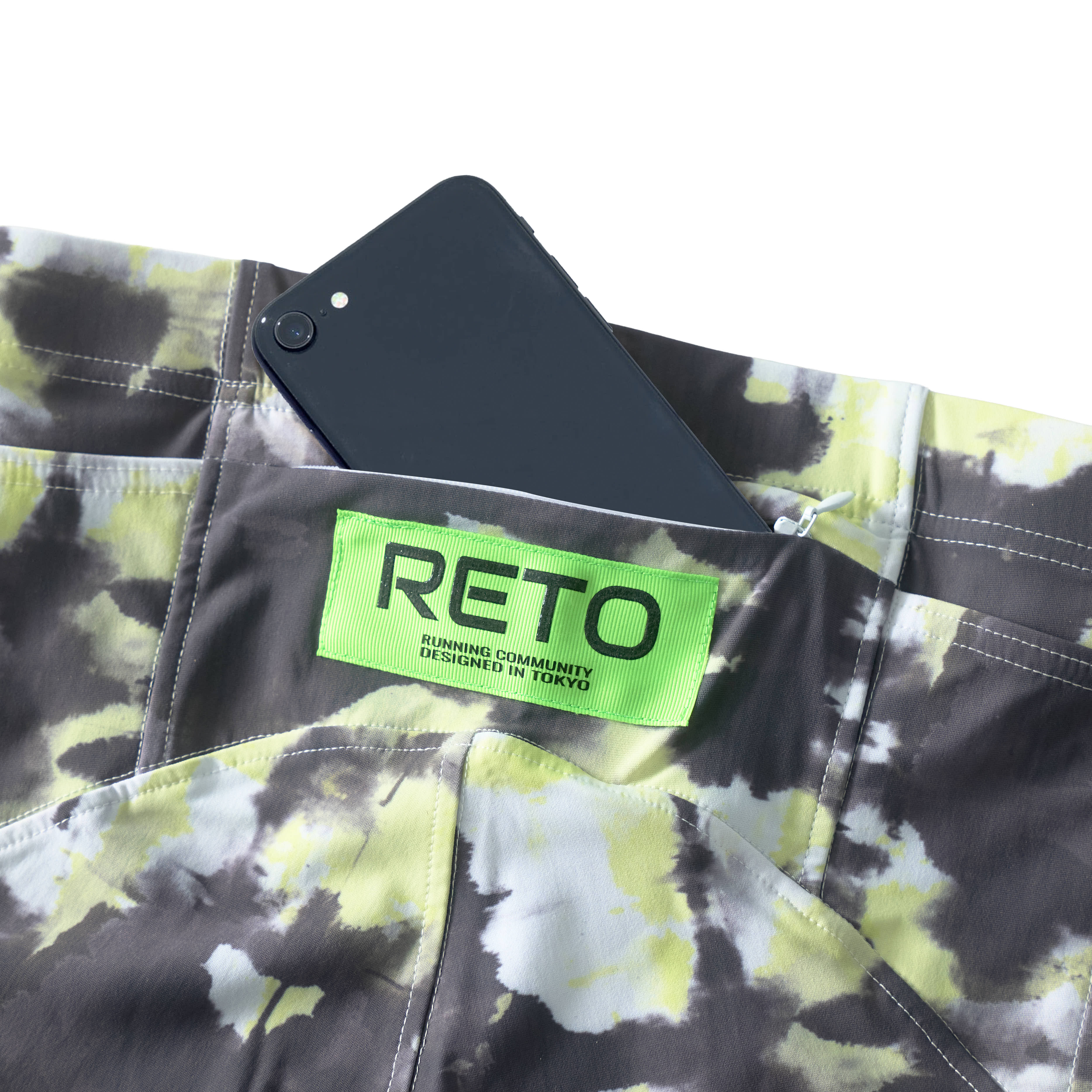 HALF TIGHTS M yellow | ランニング ハーフタイツ RETO
