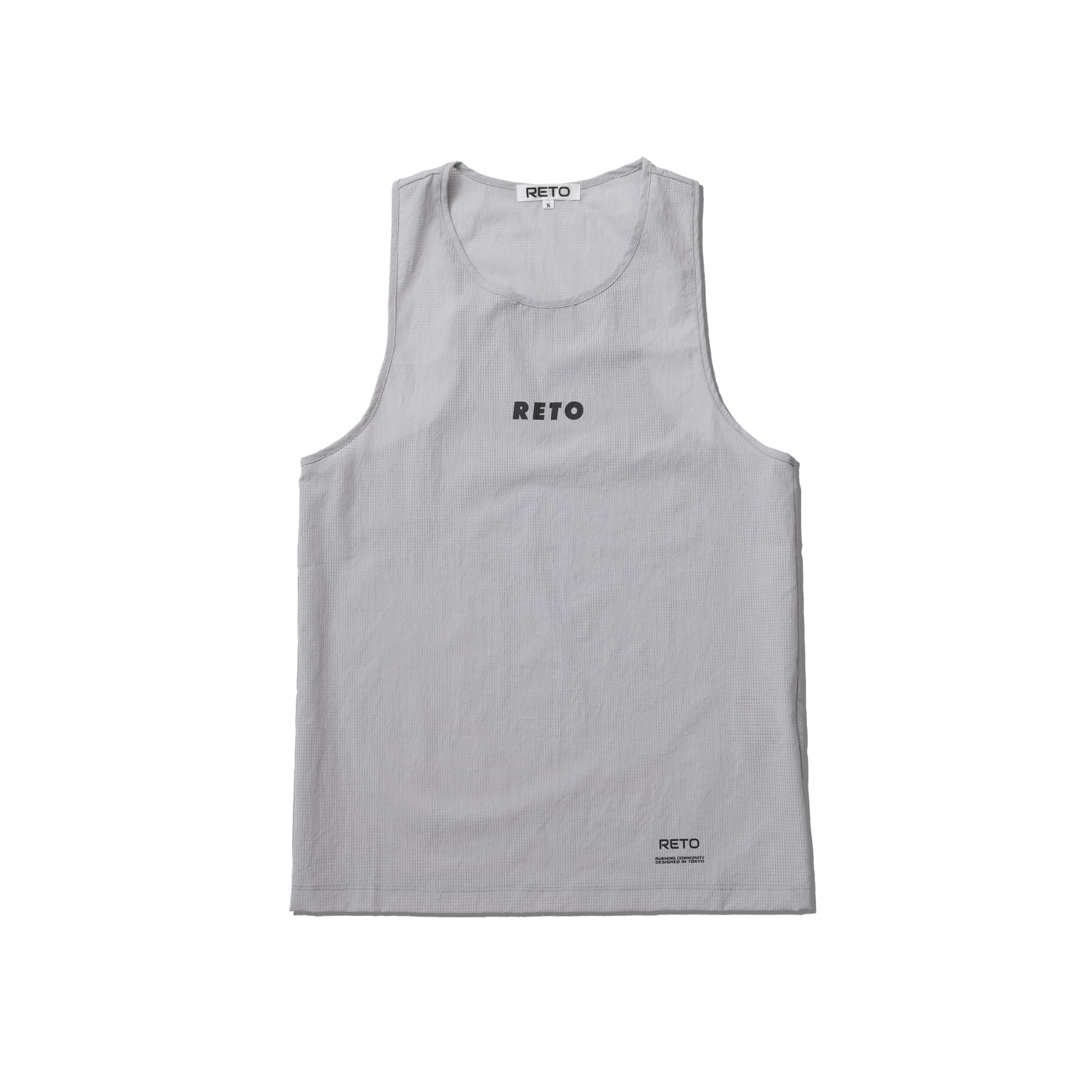 RACE SINGLET grey